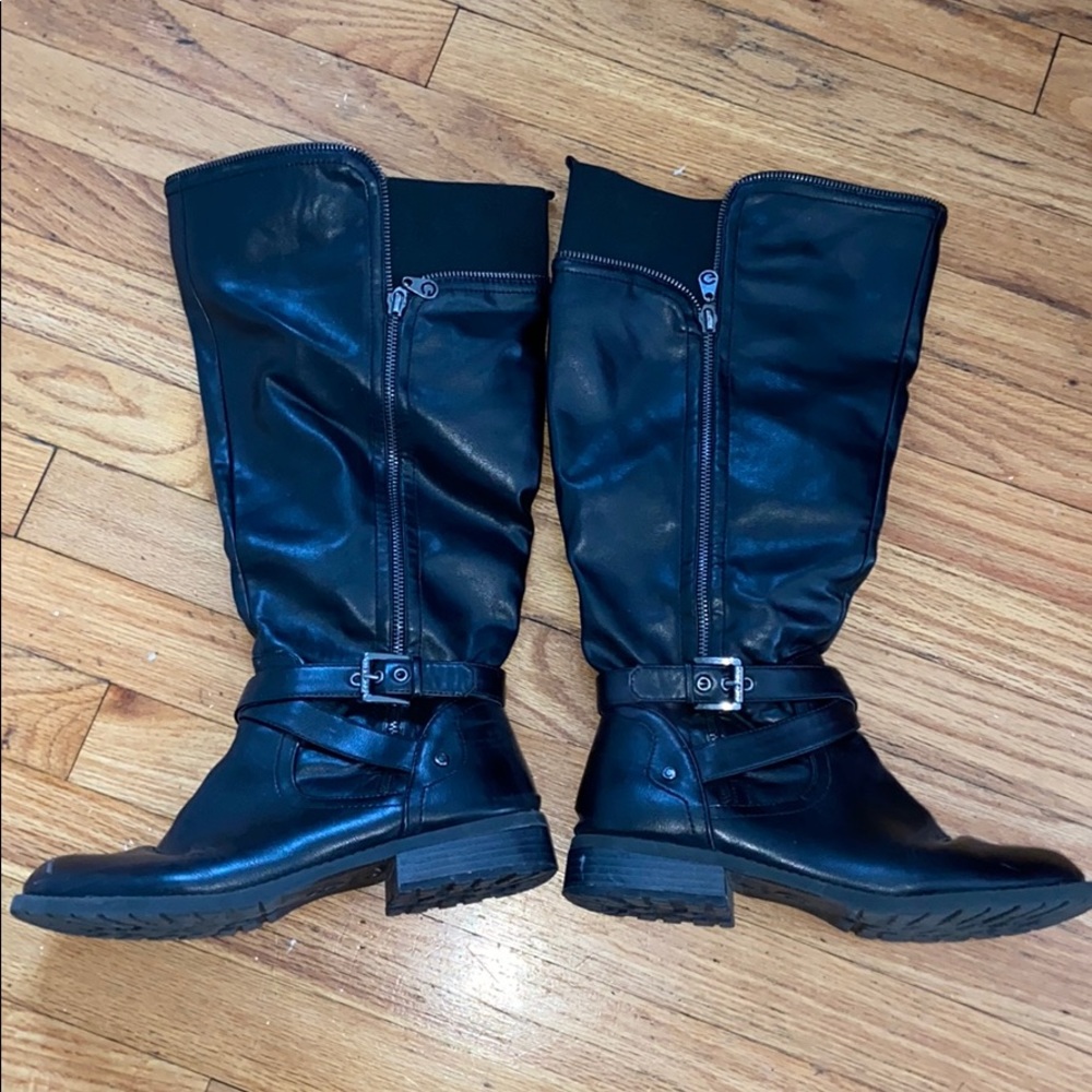 G by Guess black boots
